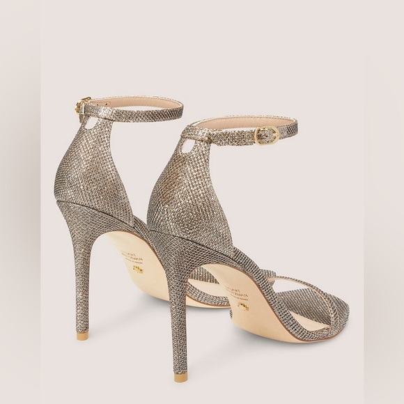 NIB Stuart Weitzman Women’s Nudistcurve 100 Ankle Strap Sandals in size 10 - Picture 4 of 11